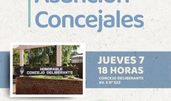 HOY ASUMEN LAS Y LOS NUEVOS CONCEJALES